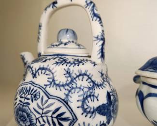 Blue and White Teapot