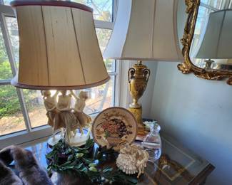 Alabaster "Ladies Dancing Lamp"