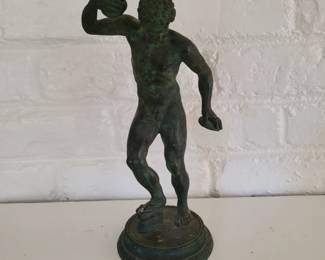 Bronze Sculpture--Fauno danzante Con Aimbali
