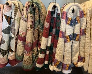 Assorted Quilts (some handmade)