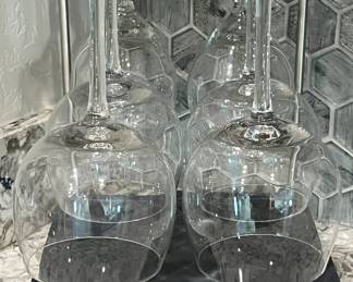 Wine Glass Set w Display