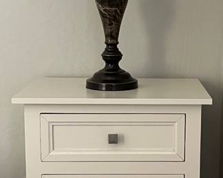 Ashley Bedroom Suite: Cal King Bed Frame, Dresser w Mirror, 2 Nightstands + an Additional Dresser, Highboy, Accent Lamps pr