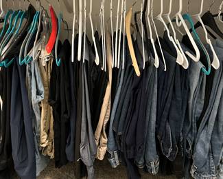 Men's Jeans, Slacks, Trousers (mostly 36x32)