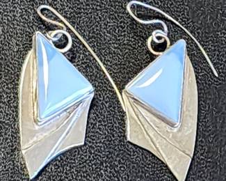 Sterling Silver Signed Earrings. Susan Driver