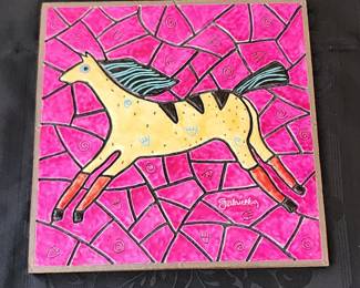 Horse mosaic