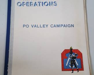 Fifth Army Operations, military maps etc...