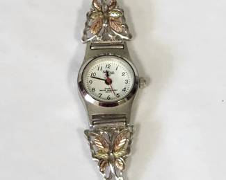 Sterling and black hills gold watch without band