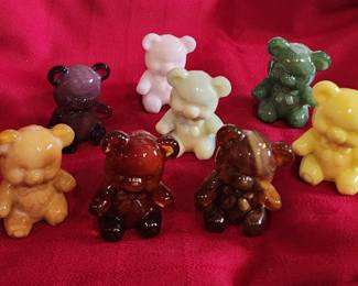 Boyd Glass Teddy Bear figures
