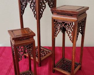Asian decorative table stands