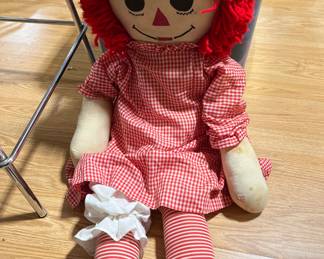 Large Raggedy Ann doll