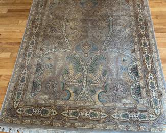 Wool pile rug, 3’ x 6’