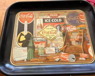 Another small metal tray 