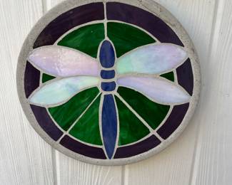 Dragon fly mosaic tile