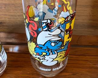 Vintage Smurf  glasses