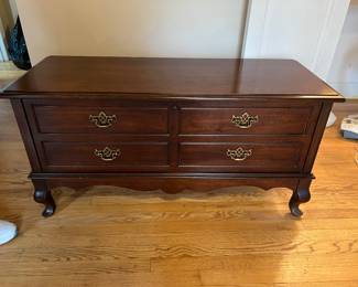 Outside lane cedar chest