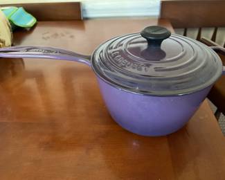 Vintage Le Creuset purple pot