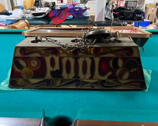 Light for over pool table 