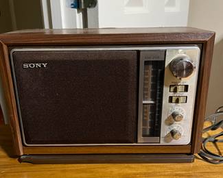 Vintage Sony radio