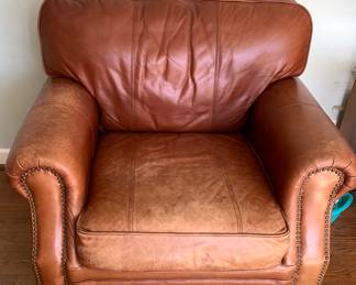 Leather chair. Matching sofa also available