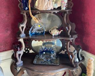 Antique fancy shelf