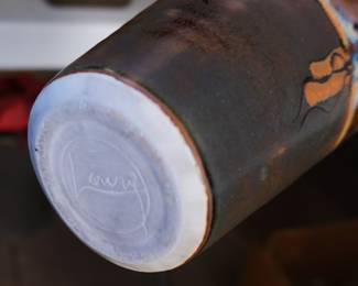 Vintage Lowry pottery vase