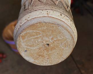 Vintage Rousseau pottery vase