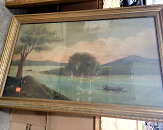 Antique framed prints