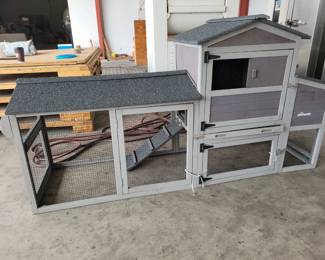 Chicken coop with accessories
