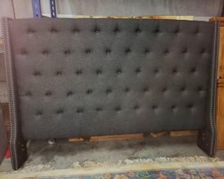 Upholstered king size head board