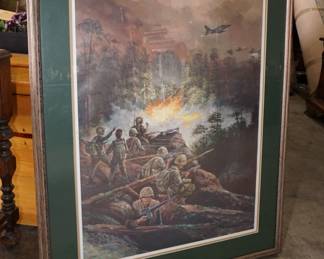 Tom Dooley signed and numbered print