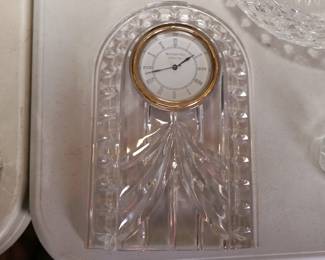 Waterford crystal clock