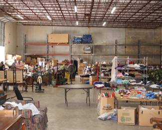 Filling up one of the warehouses