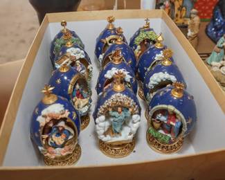Franklin Mint Faberge eggs