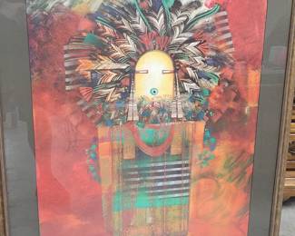 Framed Tony Abeyta print