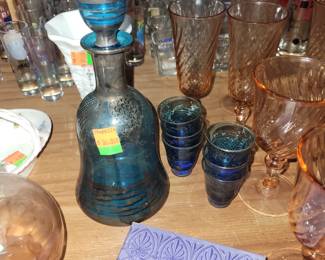 Antique decanter set