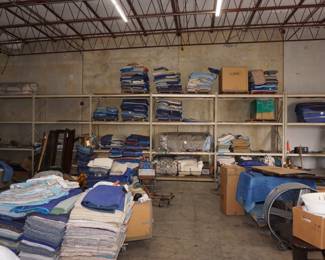Shelving and moving blankets for sale