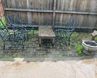 Yard furniture (cushions not pictured) 