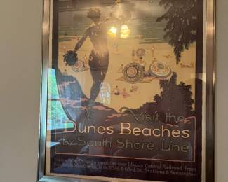 Dunes Beach South shore poster