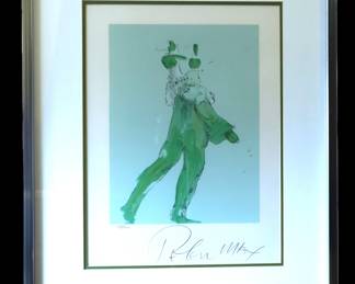 Peter Max signed "CIRCUS PERFORMER" LIMITED EDITION