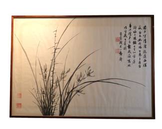 "The Orchid" By Listed Artist Ma Shou-Hua -1967