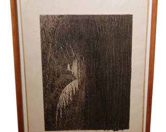 " The Shadow " By Kiyoshi Saito Woodblock