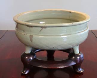 Chinese Celadon Tripod Censer
