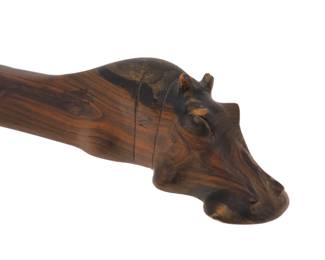 Exotic Vintage Hippopotamus