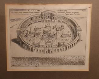 Rome, Italy, Classical Architecture Engravings From the 17th Century.