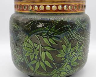 Vintage Doulton And Slaters Cache Pot