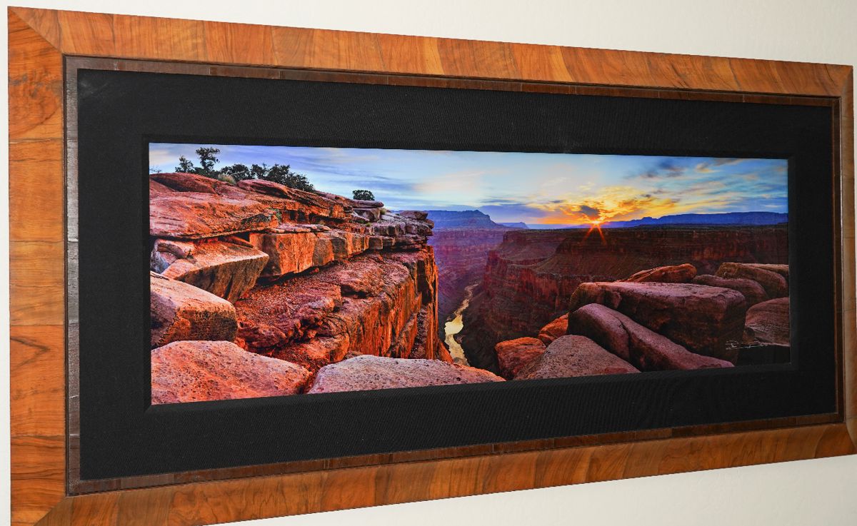 "Blaze of Beauty" Photograph, Peter Lik Signed Limited Edition 83/950, 150cm; Framed with Black Bevel Cut Liner