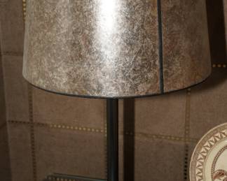 Pottery Barn Table Lamp w/ Mica Shade