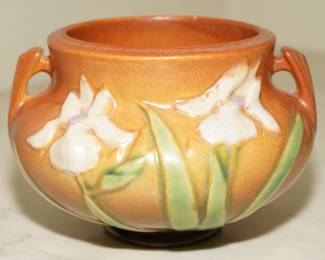 Roseville Iris Tan 1939 Pottery