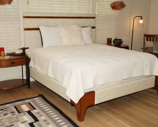 Lexington Island Sendai Nightstand King Size Bed Frame and Nightstands