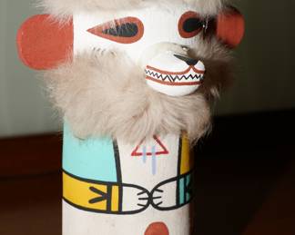 Wolf God Kachina Signed Frank Honahnie